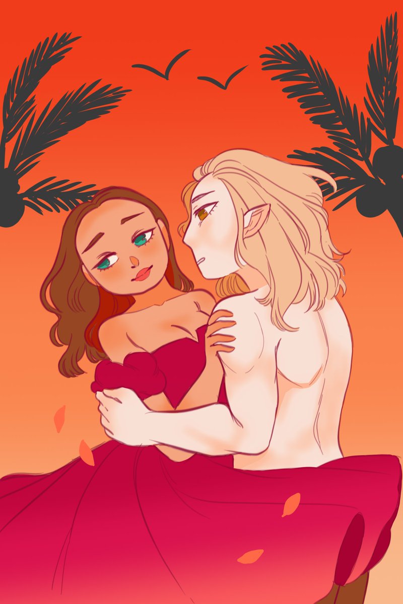 solnishcat's tweet photo. finally shared the romance novel covers i made with my s.o. to the whole dnd group HAHAHAHA 

#dnd
#artph https://t.co/pdOJCRbDQz