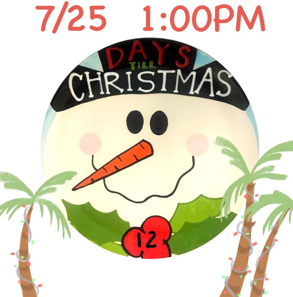Claytopia1's tweet image. 🎄☀️Christmas in July Advent Plate Class via Zoom! Take a fun and creative class right in the comfort of your home! $19 kit includes: plate,glazes, brushes zoom link, &amp;amp;firing! Sign up here 👉bit.ly/xmasjulyplate  #clayclass #claytopiaerie #xmasinjuly #pyopstudio #eriepa