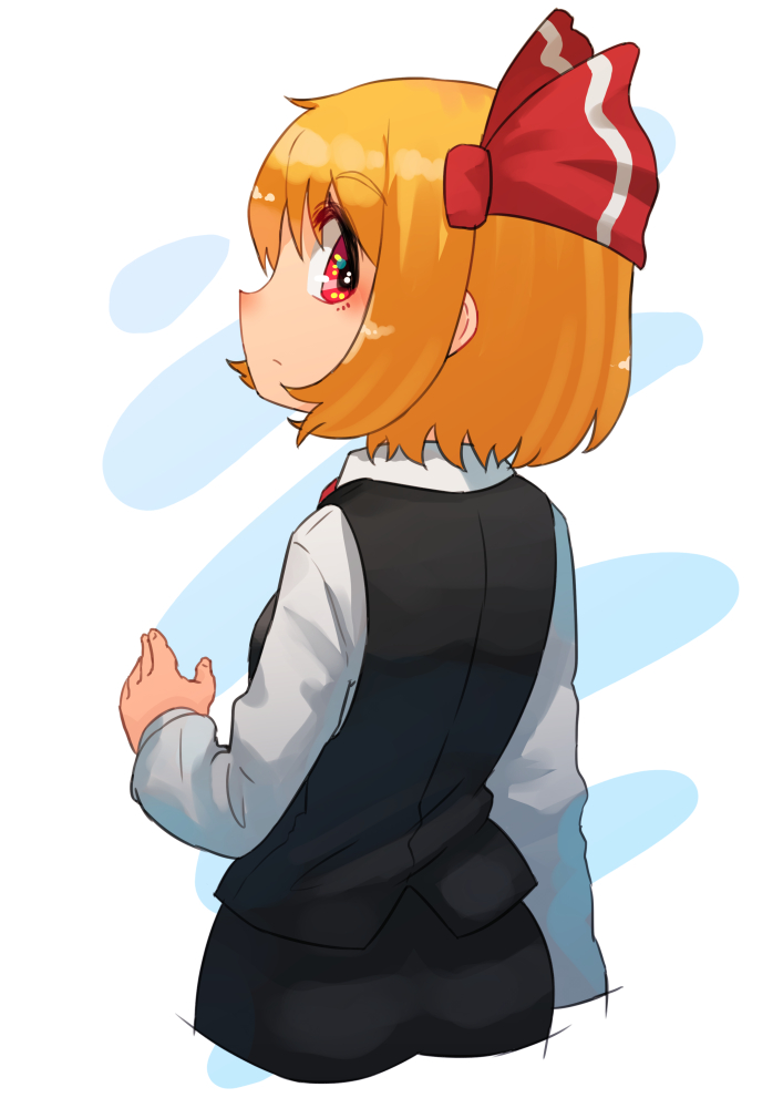 ルーミア(東方プロジェクト) 「ルーミアラクガキ的な 」|はしろのイラスト