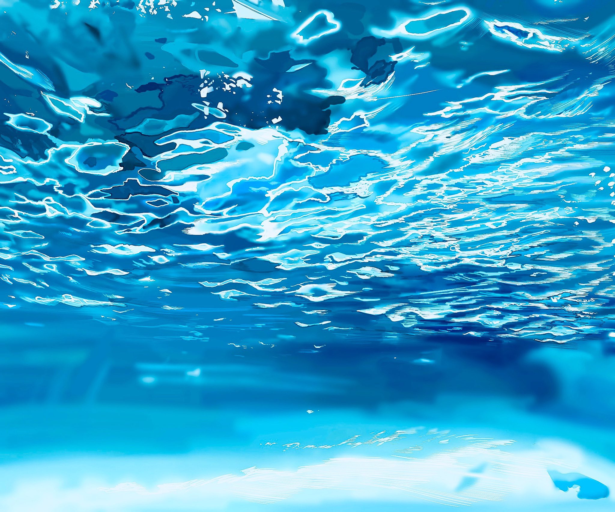 𝓨𝓪𝓼 青ヰ 鱗 最近描いた水の絵 T Co Ubf5od3sio Twitter