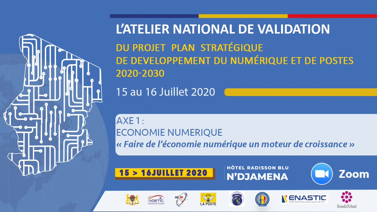 TchadNumerique's tweet photo. Le 1er axe du PLAN STRATEGIQUE DE DEVELOPPEMENT DU NUMERIQUE ET DES POSTES 20-30 est l'Économie Numérique.

Avec pour vision de « Faire de l’économie numérique un moteur de croissance », l'axe stratégique 1 se décompose en 5 Programmes, 10 Projets et 43 Sous-projets #Tchad #Adjib https://t.co/L7XTNaSrxI