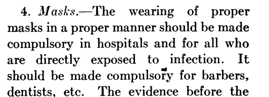 However, it was also clear by 1919 that confusing messaging and inconsistent compliance among the general public eroded mask effectiveness  https://www.ncbi.nlm.nih.gov/pmc/articles/PMC1362453/?page=1A century ago, people made the same mistake of covering one's mouth but not the nose:  https://www.healthaffairs.org/do/10.1377/hblog20200508.769108/full/