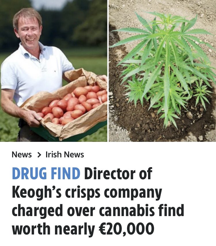Homegrown outdoor irish cannabis. Not grown by criminal gangs who enslave trafficked migrants and force them to operate growhouses. No crime here. Legalise it. Tax it. Create jobs. Let cannabis users have access to a safe regulated product like Canada has done