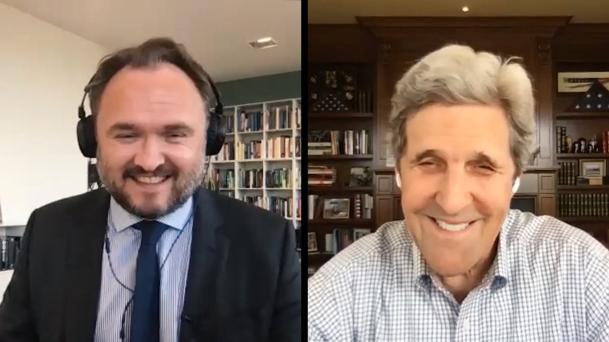 DanJoergensen's tweet photo. Så er første afsnit af min podcast ‘Planet A: Talks on climate change’ ude. Min gæst er den tidligere amerikanske udenrigsminister @JohnKerry .Vi taler bl.a. om @COP26 samt sammenhængen ml Covid-19 og klimakrisen. Find den her: https://t.co/ReYq4smJbK #ClimateChange #dkgreen https://t.co/U9sLjD9Qdy