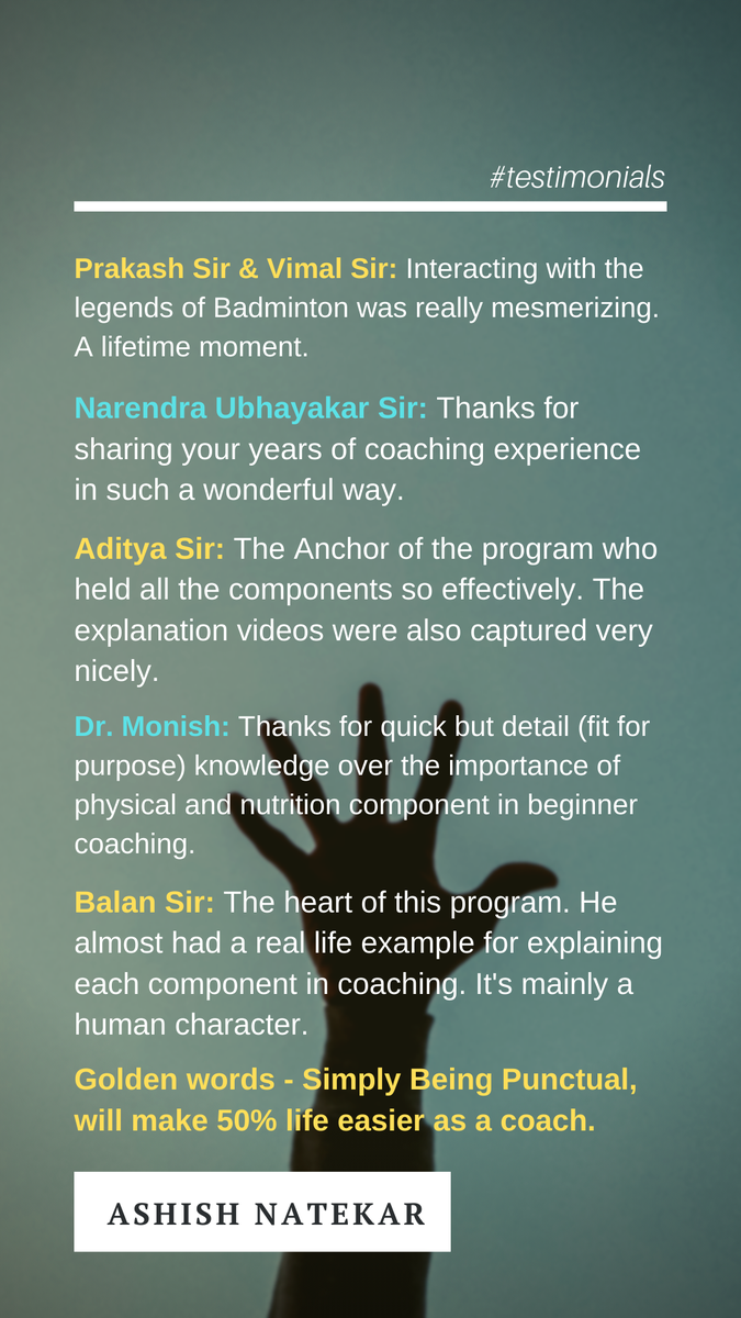 Want to know what makes our Online Coaches Certification Program special? Hear it from one of the participants himself! #LearnFromThePros