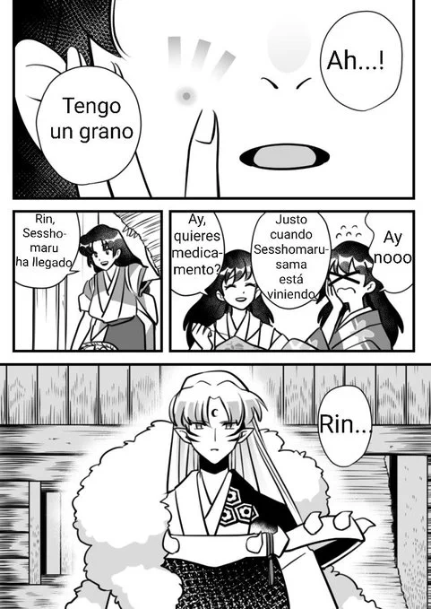 Sesshomaru and Rin①

あんでぃさん(@edamamedesuetto)が
英訳に続きスペイン語にも訳してくださいました!
ウオオ～!重ね重ねありがとうございます??❤️

Thanks for translating in Spanish!✨ 