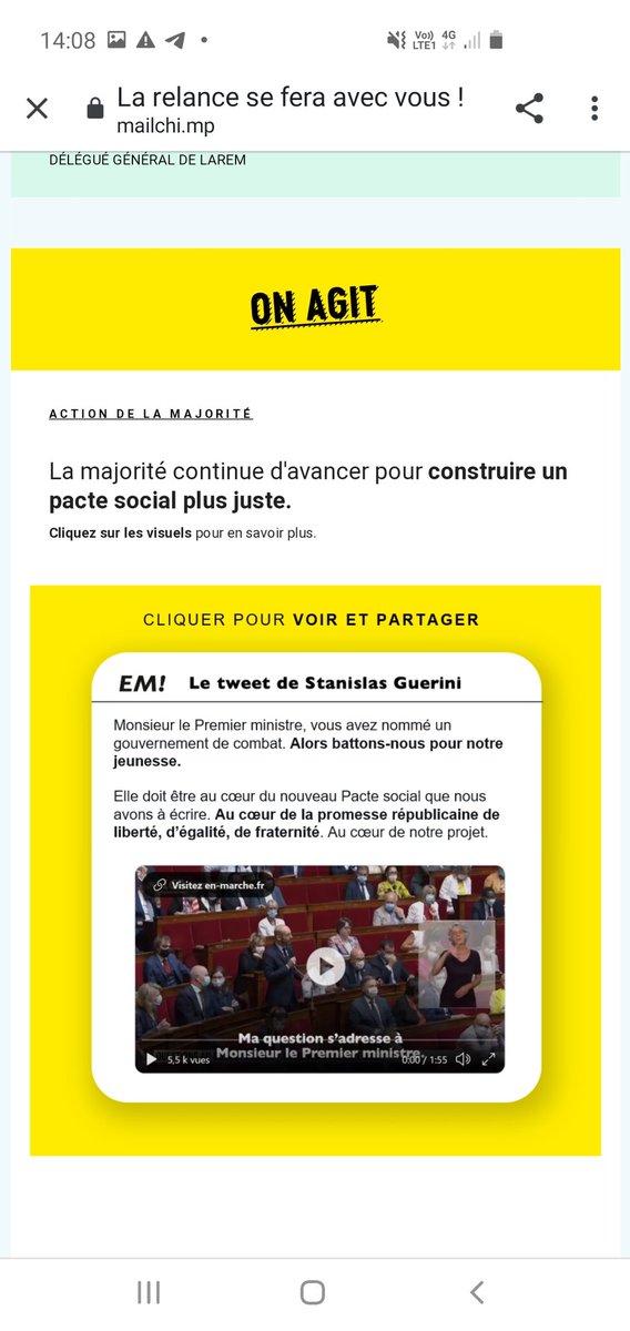 RE_Paris17's tweet photo. 📫 La newsletter de La République @enmarchefr ⤵️
https://t.co/sMYrV8Lv9h

✍Edito de @StanGuerini

🔵 ON AGIT
La majorité avance pour construire un pacte social plus juste

⚪️ ON S'ENGAGE
Dans les territoires aussi pour transformer notre pays

🔴 ON ÉCOUTE 
La réflexion continue https://t.co/4XXle4M6MP