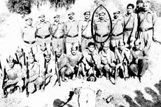 2) UP: 299 encounter killings in 40 days! Probably India's worst encounter period. See this image from Jan 1982 India Today. Police proudly posed with encounter victims...Big numbers in Punjab during 1980s, but due to the peak of terrorism then, clear numbers not available.