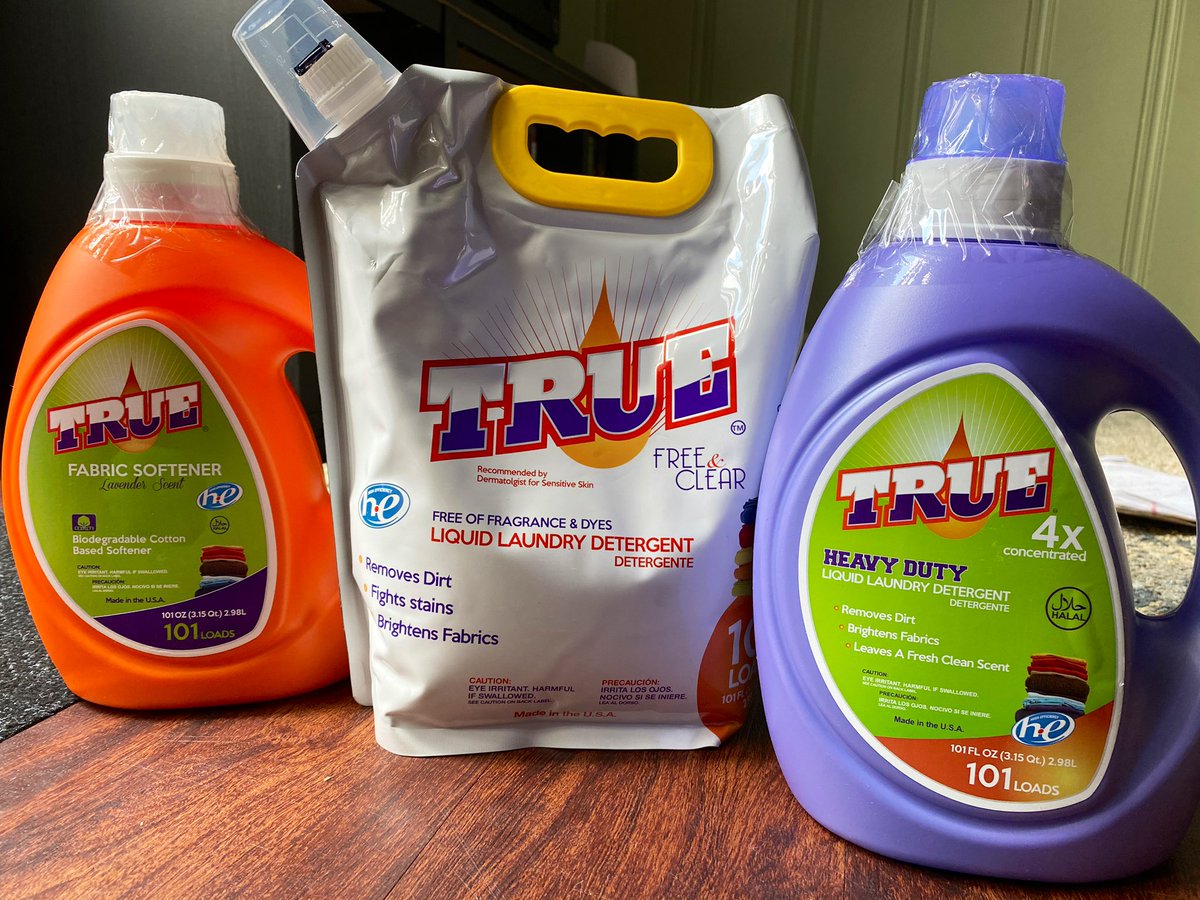 we in there ! got my  #blackowned laundry detergent, fabric softener and free & clear detergent! making changes, daily. follow  @TrueLaundry and shop at  https://www.thetrueproducts.com/&nbsp;