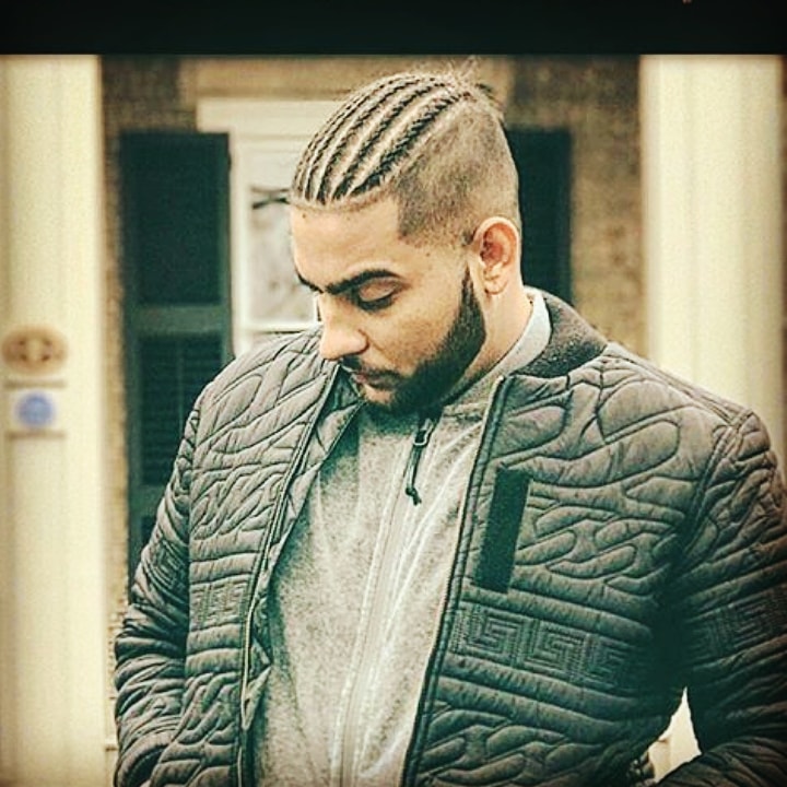 Celebrity Hairstyle of Karan Aujla from Red Eyes single 2020  Charmboard