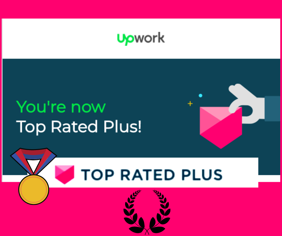 Vidhu Ajay Jain on X: Feel honored to be awarded Top Rated Plus  recognition by Upwork. Thank you @Upwork @Microsoft, @JNJNews, @HP,  @Google, @ProcterGamble, @USTGlobal, @Qualcomm. #content #branding  #contentstrategy #brandingstrategy