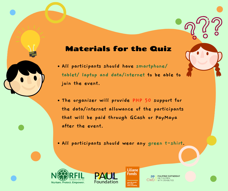 NORFILfdn's tweet photo. To raise awareness on Down syndrome among typical children in high school, there will be a Quiz on Down Syndrome for Typical Children and Youth from Grade 7-12 during the Down Syndrome Fun Day 2020.

Register now at https://t.co/JJxr7G83tr till July 14 and win cash prizes! https://t.co/IbJlCOdGmL