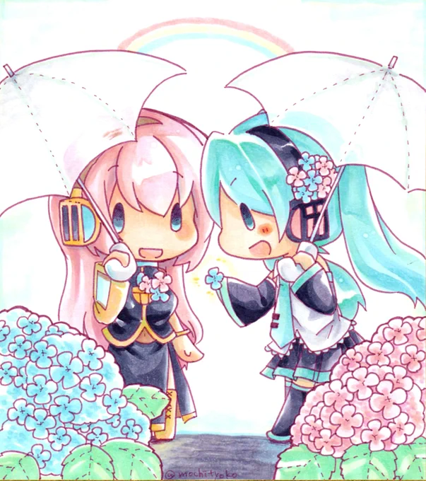 梅雨のおしゃれとミクルカさん 