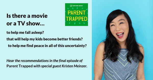 CommonSense's tweet photo. #ParentTrapped finale alert! @kristenmeinzer, host of the podcast #MovieTherapy, offers questionable advice + solid movie recommendations for whatever ails you.
Check out the final episode of the season here: https://t.co/9FuxvemQkp https://t.co/6SyTVL0KS7