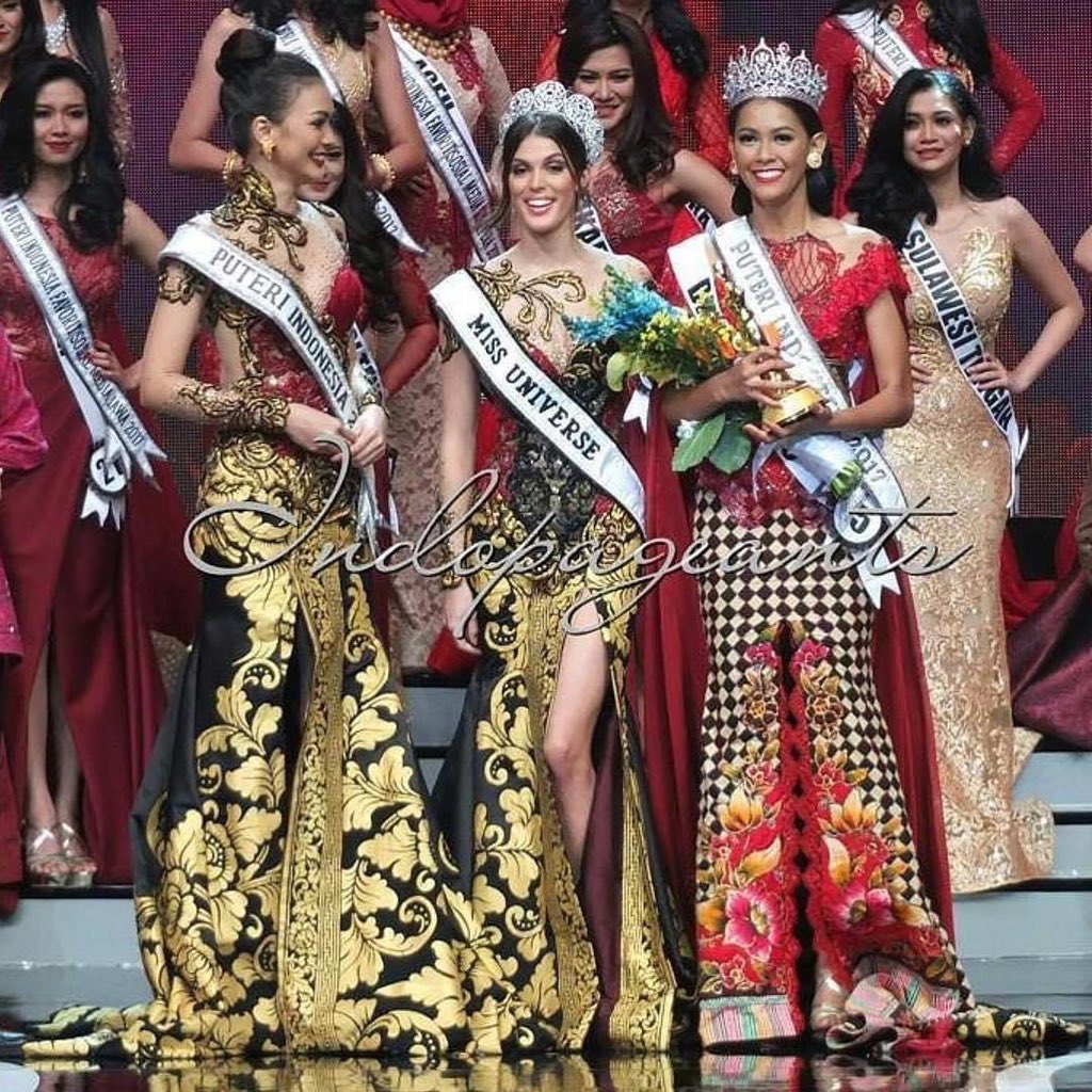 Dari Sulawesi Utara ayo terbang kembali ke DKI Jakarta 5 yang meraih Mahkota Puteri Indonesia 2017 untuk ke-9 kalinya melalui Giga Favorite dan Supermodel Bunga Jelitha Ibrani