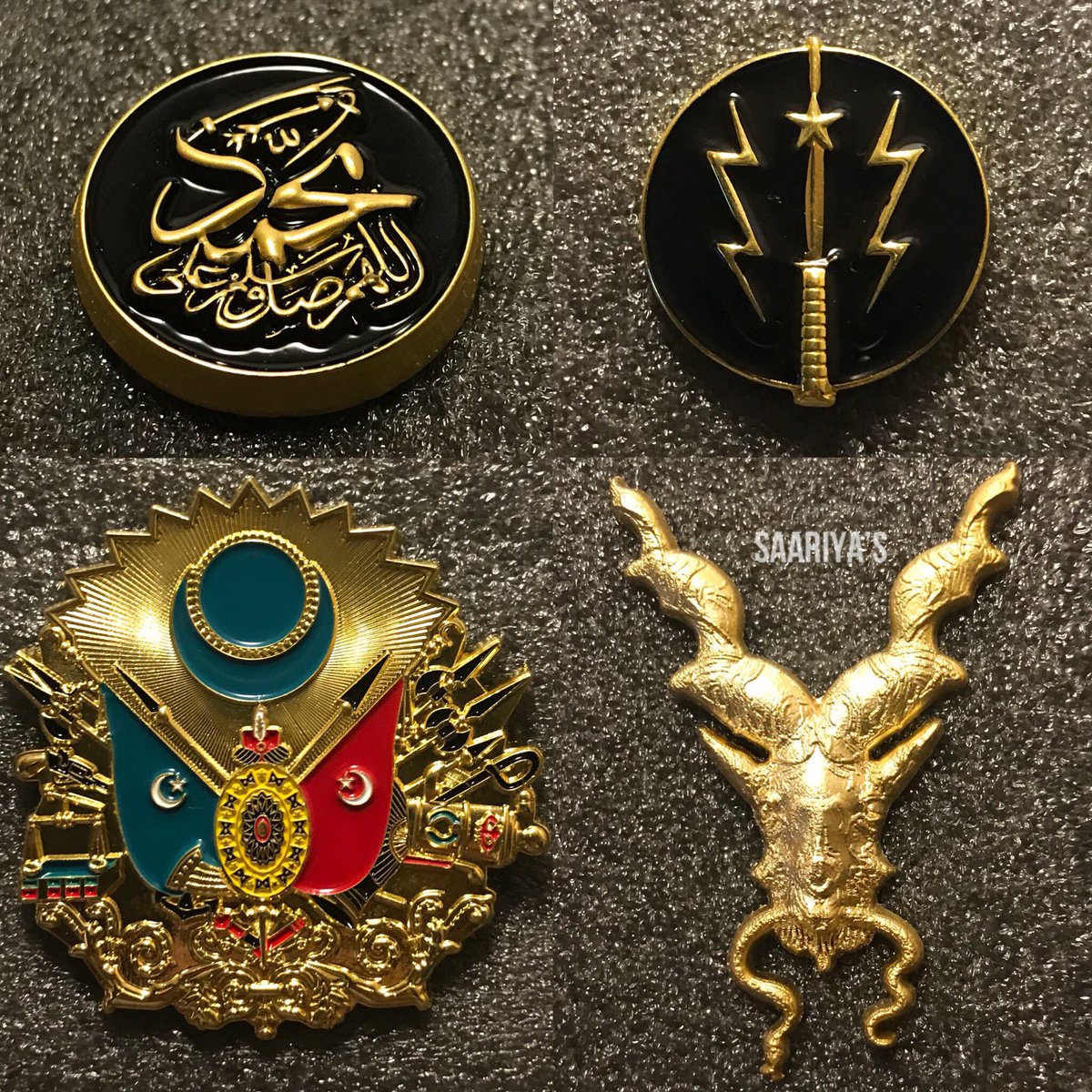 SAARIYAS's tweet photo. Original ✅ Saariya’s ✅ 3d Metal Badges
Accessories 📞 Whatsapp 03338345558 | https://t.co/uISGAEoJuY
#Markhor #Saariyas #LonglivePakistan #PakistanArmy #Pakistan #Flagpin #Giftpacks #Accessories #lapelpins #PakArmy #ISI #markhors #MenGifts https://t.co/9cZWZ5pPrJ