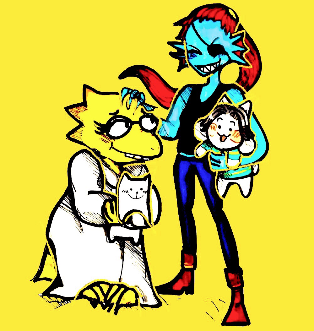 片道 美春 Katamichi Undertale アナログ 落書き アンダーテール 初描き Undyne アンダイン アルフィー アルフィス Alphys Tem テミー Annoyingdog うざいイヌ アンダーテール 𝗨𝗡𝗗𝗘𝗥𝗧𝗔𝗟𝗘 Undyne アンダイン Alphys アルフィー Tem