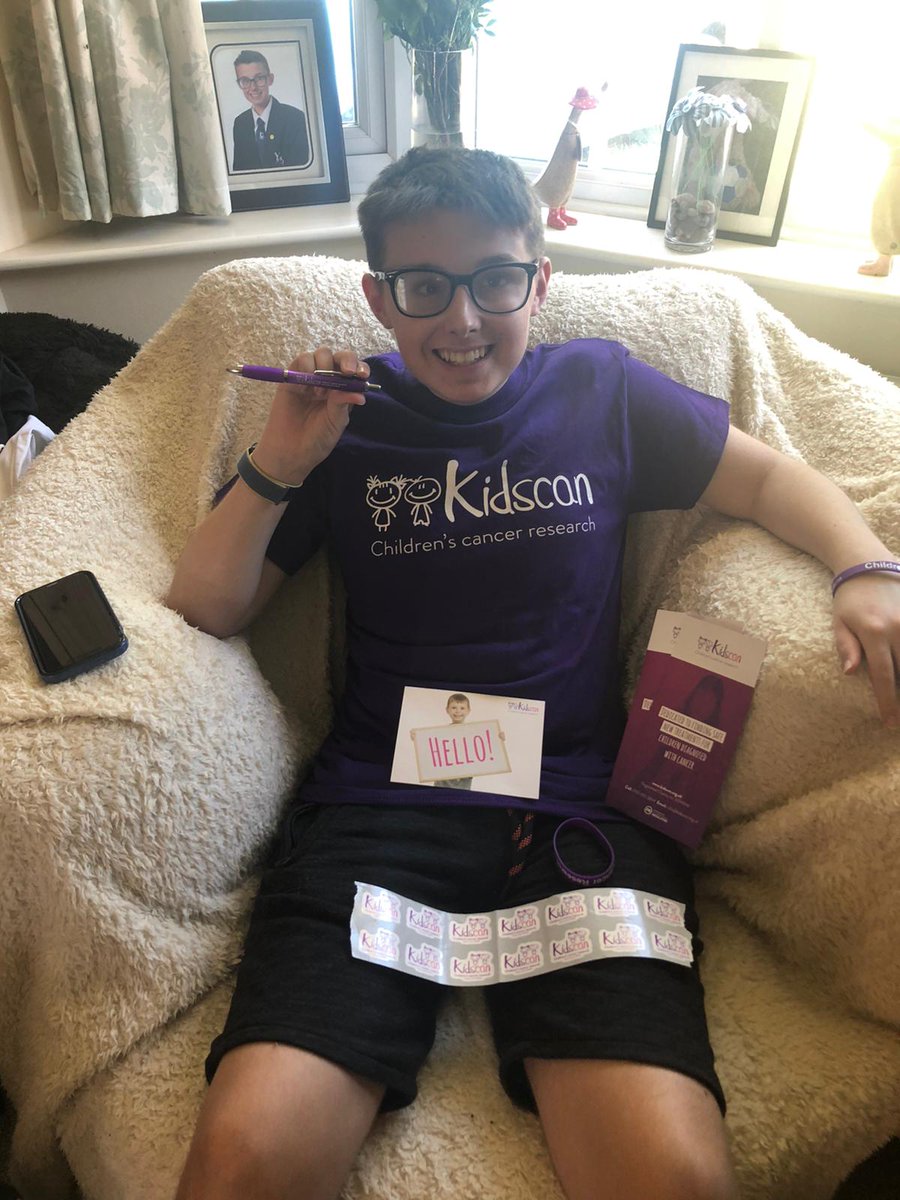 We are privileged to welcome Matty as a Kidscan ambassador. Aged 12 he was diagnosed with a brain tumour. After treatment he sadly relapsed at the beginning of lockdown. Since then people across the world have sent letters of support. Show your support: bit.ly/3fvNVOs