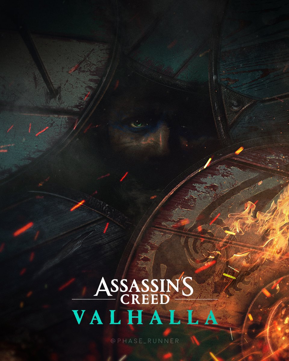 phase_runner's tweet photo. "Shields!"
A quick idea I had for an #AssassinsCreedValhalla piece ... excited for #UbisoftForward !
#KodeChallenge #likeaviking #Ubisoft https://t.co/xfmFHLxXut