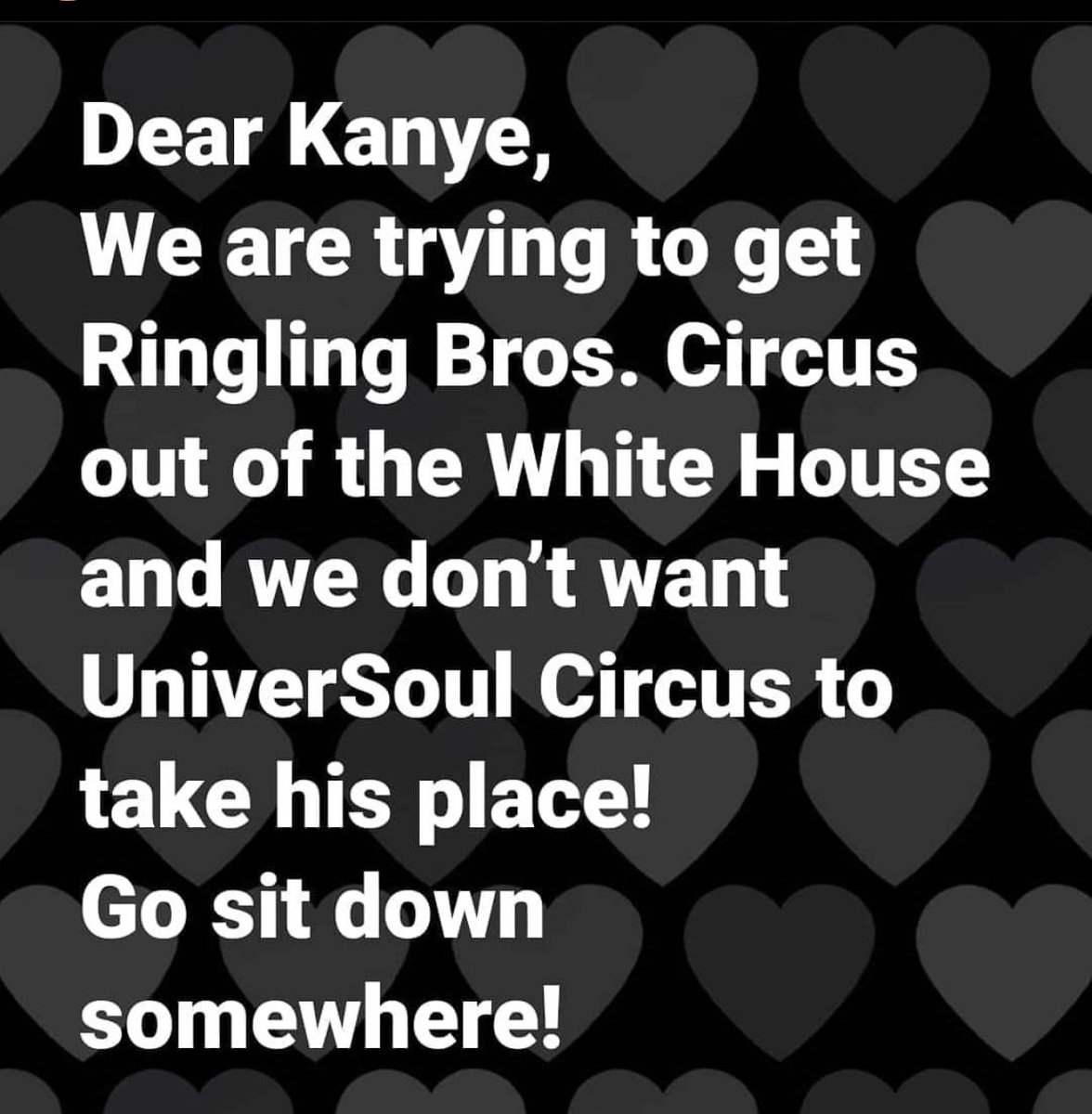 drcapickett's tweet photo. @POTUS @realDonaldTrump @kanyewest https://t.co/zT6DtgK3Xc