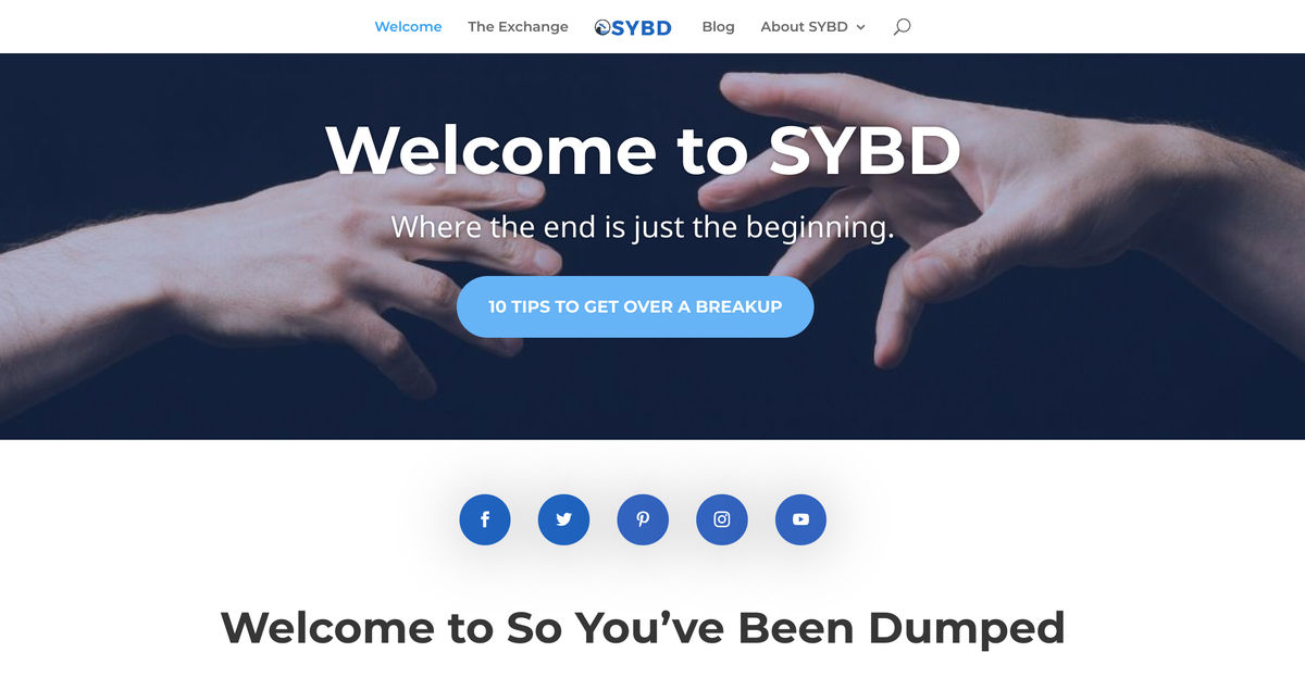 NewThea's tweet photo. In case you missed the memo last Saturday: So You've Been Dumped was relaunched on its 20th birthday: July 4th. Freshly updated logo, new website, blog &amp; forum (Old School!). We started SYBD over from scratch (just like our site members) https://t.co/oAh7AGVsdd
#SYBD2020 | #SYBD https://t.co/UXAWwqeSfs
