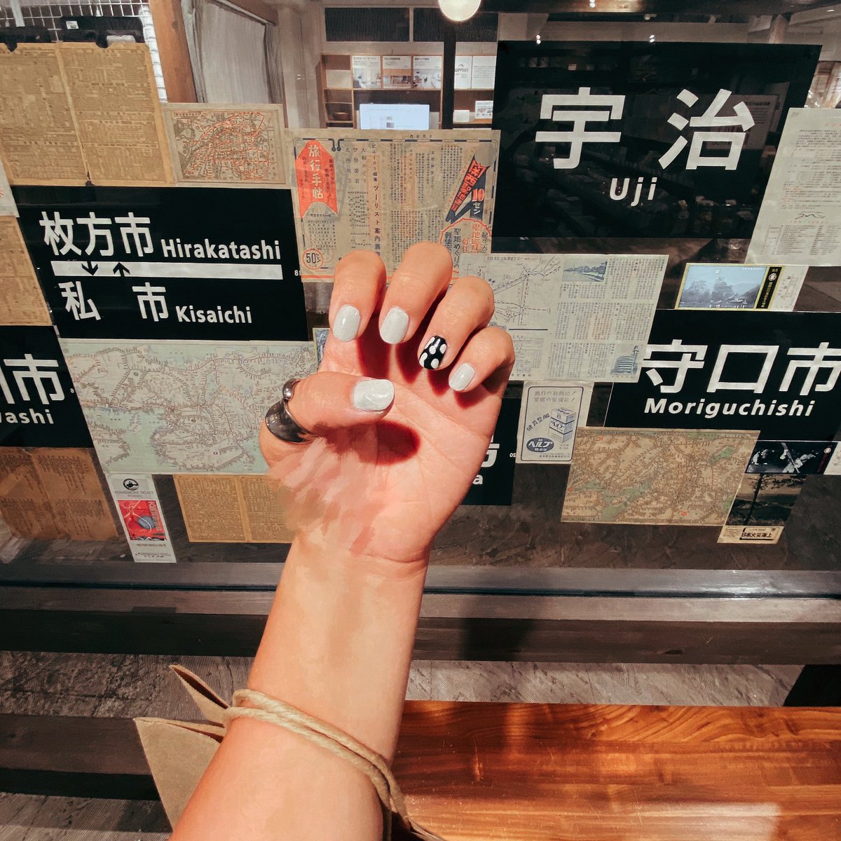 chi_1123's tweet photo. 今回のself nailは牛柄🐄🤍🖤
可愛すぎるよぉ🥺♡ https://t.co/xXAhx6p2mA