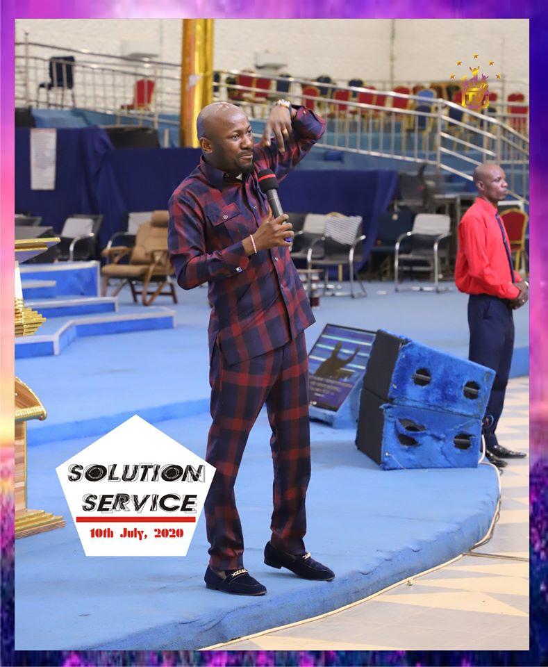 ofmhamburg's tweet photo. SOLUTION SERVICE WITH APOSTLE JOHNSON & DR. LIZZY-JOHNSON SULEMAN. {10th July 2020}
**DANCE WAREFARE!
**The Word with Our Restoration Father, Apostle Johnson Suleman.
#SolutionService #OFMHQ
#WithApostleJohnsonSuleman
#DrLizzyJohnsonSuleman
#CelebrationTV #10thJuly2020 https://t.co/YKDoEDFYcD