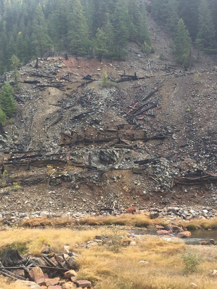 A few years ago, I was out in Idaho and I went and found the remains of the Frisco Mill. There's not a whole lot left.