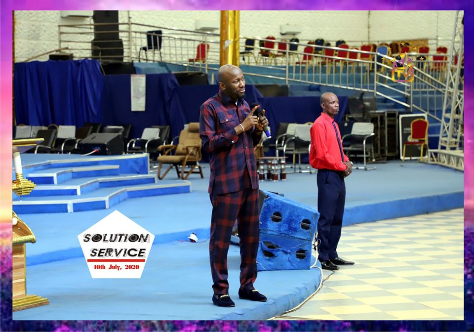 ofmhamburg's tweet photo. SOLUTION SERVICE WITH APOSTLE JOHNSON & DR. LIZZY-JOHNSON SULEMAN. {10th July 2020}
**DANCE WAREFARE!
**The Word with Our Restoration Father, Apostle Johnson Suleman.
#SolutionService #OFMHQ
#WithApostleJohnsonSuleman
#DrLizzyJohnsonSuleman
#CelebrationTV #10thJuly2020 https://t.co/YKDoEDFYcD