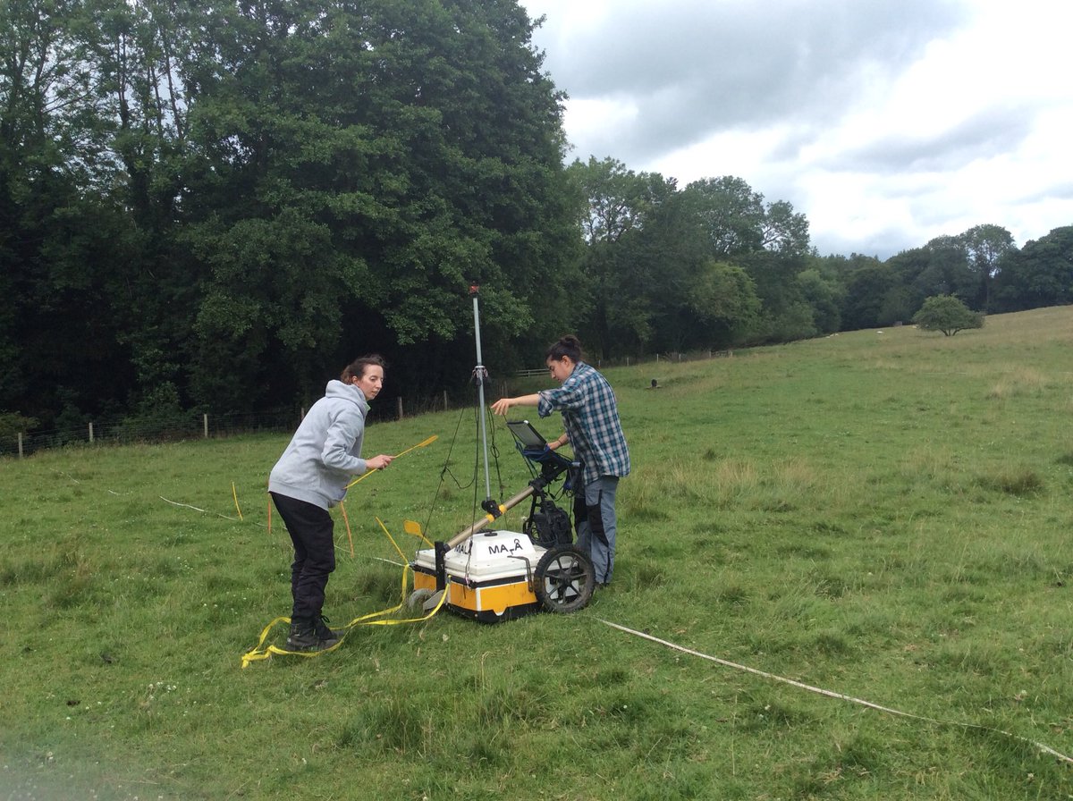 AndRadbourne's tweet photo. After our excavation showed we’d found some of the old hall, we had a busy day yesterday with a team from @MagSurveys using #GroundPenetratingRadar to see if we could find the rest of it. Looking forward to 3D results in 2/52!
#CommunityHeritage #LotteryFunded https://t.co/Z1njoiGF5m