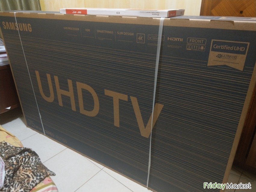 OGTMart's tweet photo. No need to #OpenNaijaCinemas when we have the SAMSUNG 75″ UHD 4K SMART LED TV (RU7100)
75″ Flat TV
4K UDP Processor
High Dynamic range
Smart TV
UHD Processor
Pur color
Price =NGN 884,000
https://t.co/5R4gGDCKEw
#entanglement #ThePlaceWeekendXFootball #DOHbyKingbernard Norwich https://t.co/6JZtaPAmMX