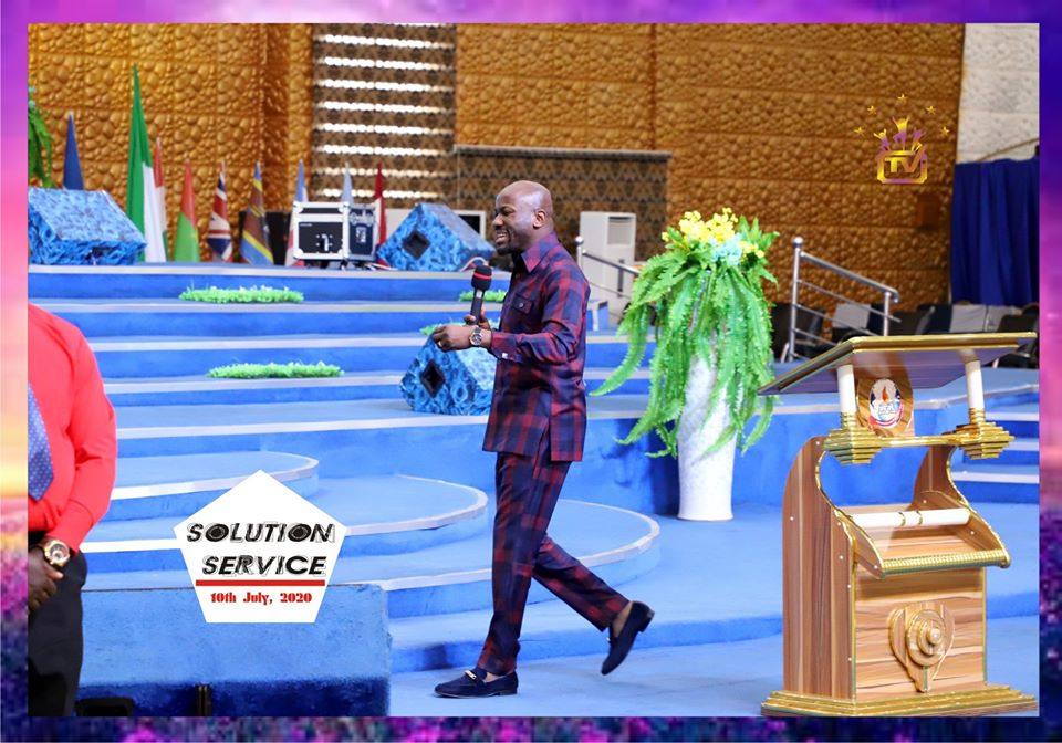ofmhamburg's tweet photo. SOLUTION SERVICE WITH APOSTLE JOHNSON & DR. LIZZY-JOHNSON SULEMAN. {10th July 2020}
**DANCE WAREFARE!
**The Word with Our Restoration Father, Apostle Johnson Suleman.
#SolutionService #OFMHQ
#WithApostleJohnsonSuleman
#DrLizzyJohnsonSuleman
#CelebrationTV #10thJuly2020 https://t.co/YKDoEDFYcD