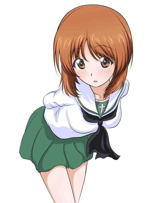 前屈みなみぽりん 