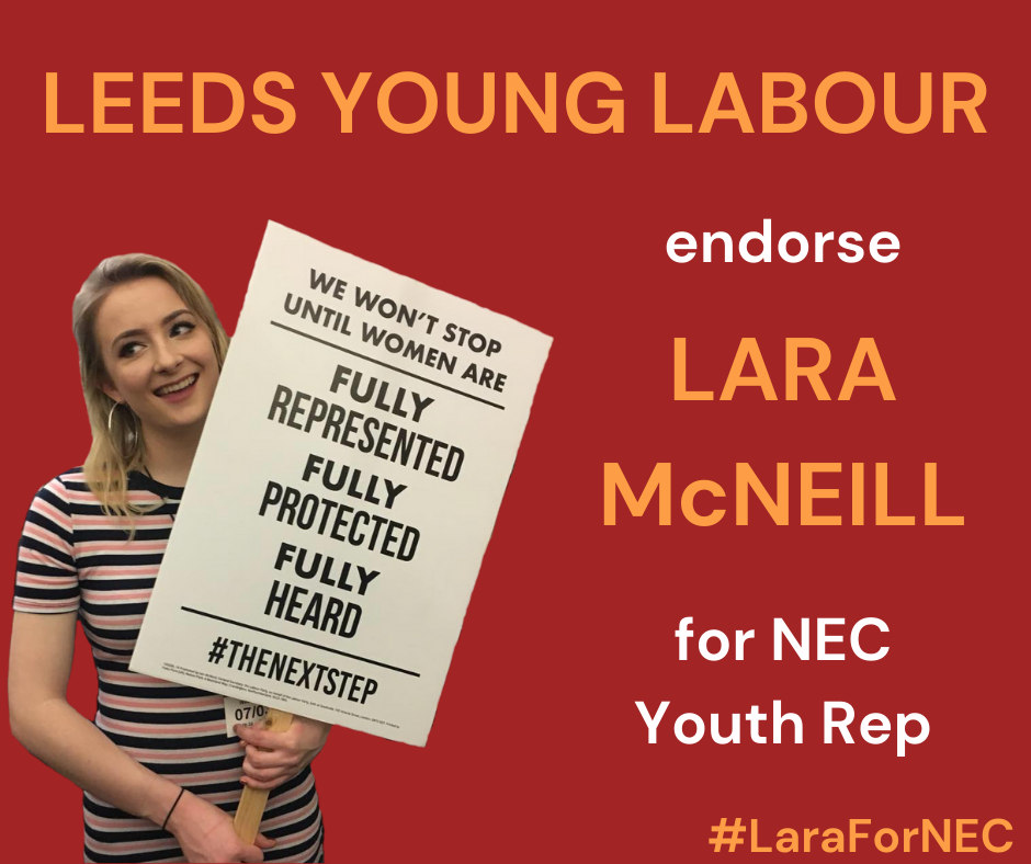 Today our committee unanimously decided to back @lara_eleanor for NEC Youth Rep🌹

#LaraForNEC