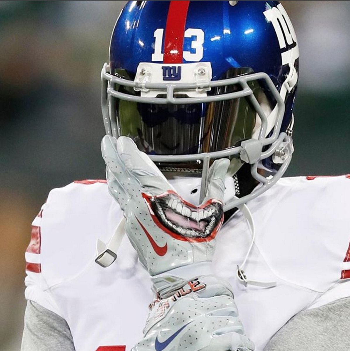 Football Helmet Joker Face Football Gloves Super Man Football