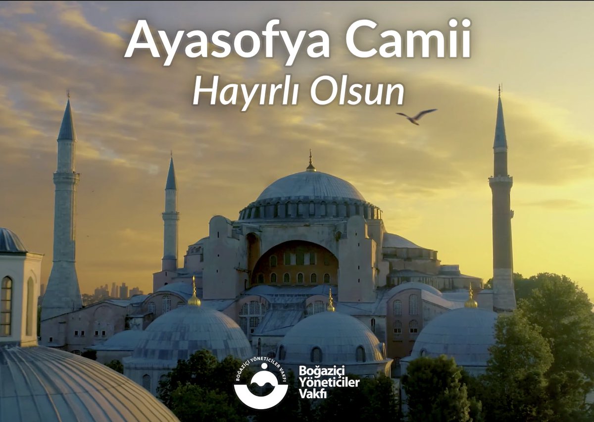Fatih Sultan Mehmet Han’ın kutlu emaneti Ayasofya’nın ibadete açılması milletimize hayırlı olsun.

#AyasofyaCamii