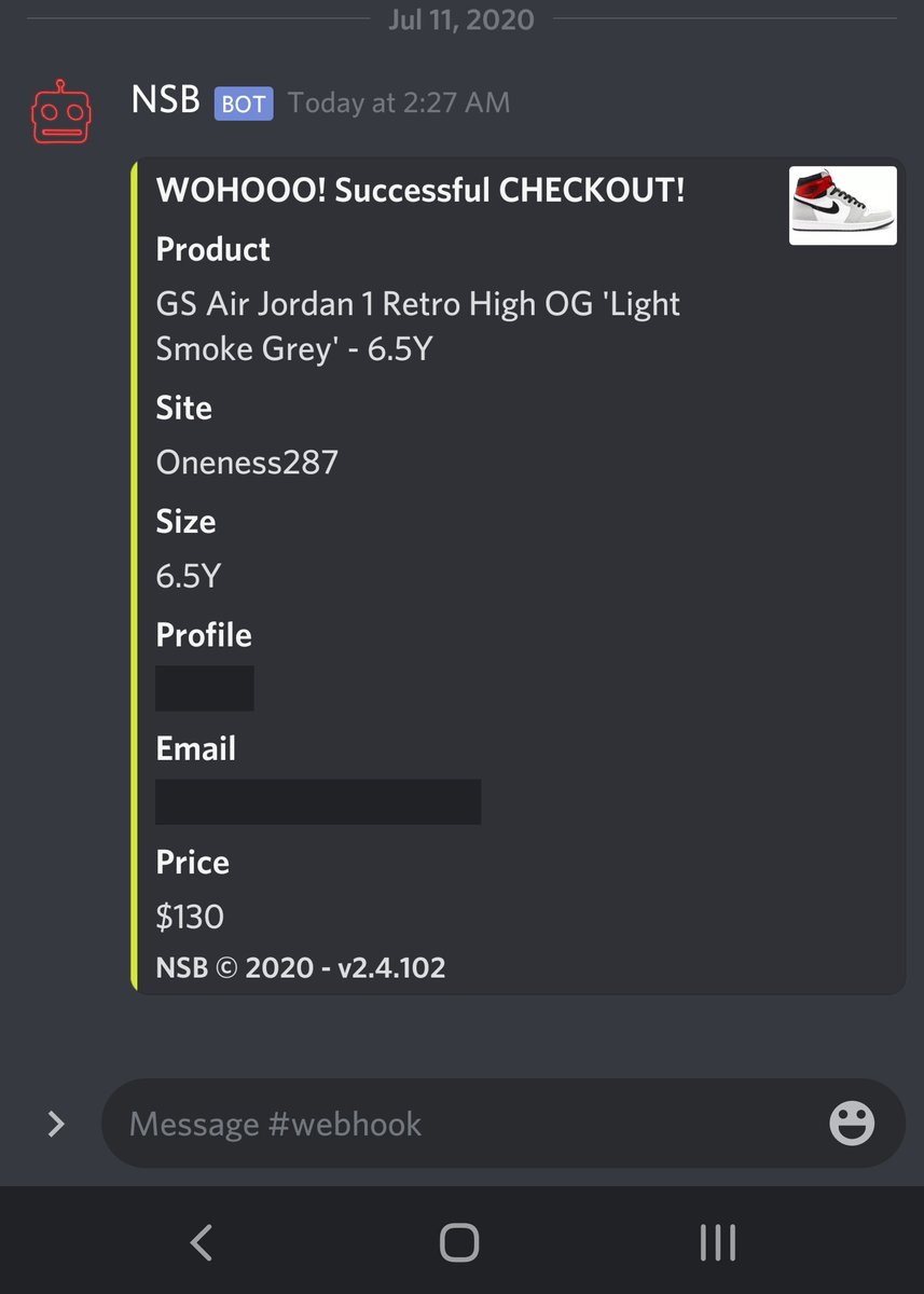 S/O @nikeshoebot @proxywowcom @tshype @aycdio for the early start!