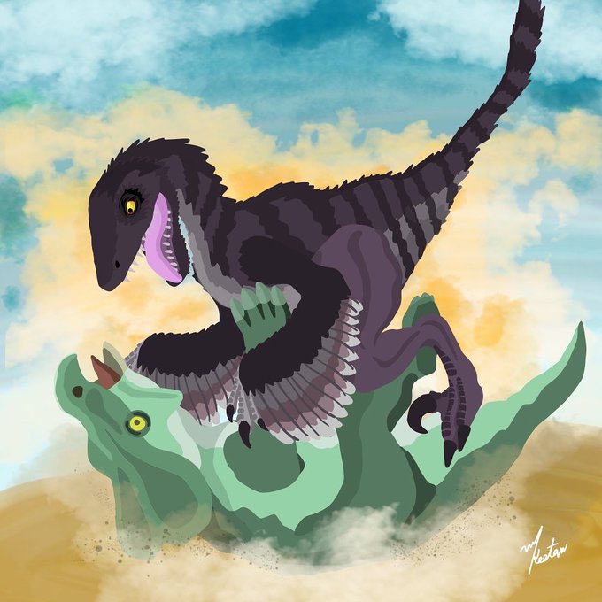 ヴェロキラプトルのtwitterイラスト検索結果 古い順