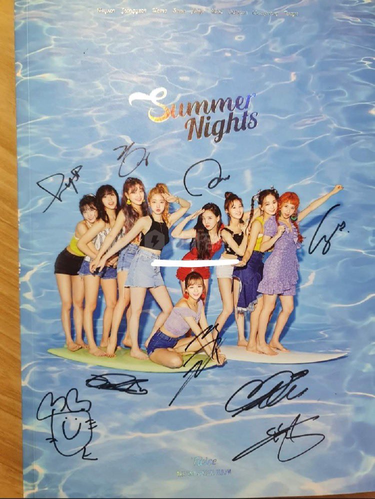 TWICE SUMMER NIGHTS SIGNED ALBUM3300 phpstill in koreamop gcash