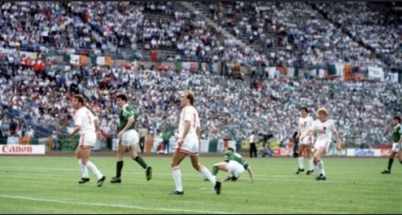 Petemccourt's tweet photo. If you’re Irish I’m sure you feel like a little part of you died today. The best memories of my childhood were of watching Ireland at the Major Tournaments and one man is to thank for all those times more than any other. RIP Jack- thanks for the memories https://t.co/uCZnBo2fKY