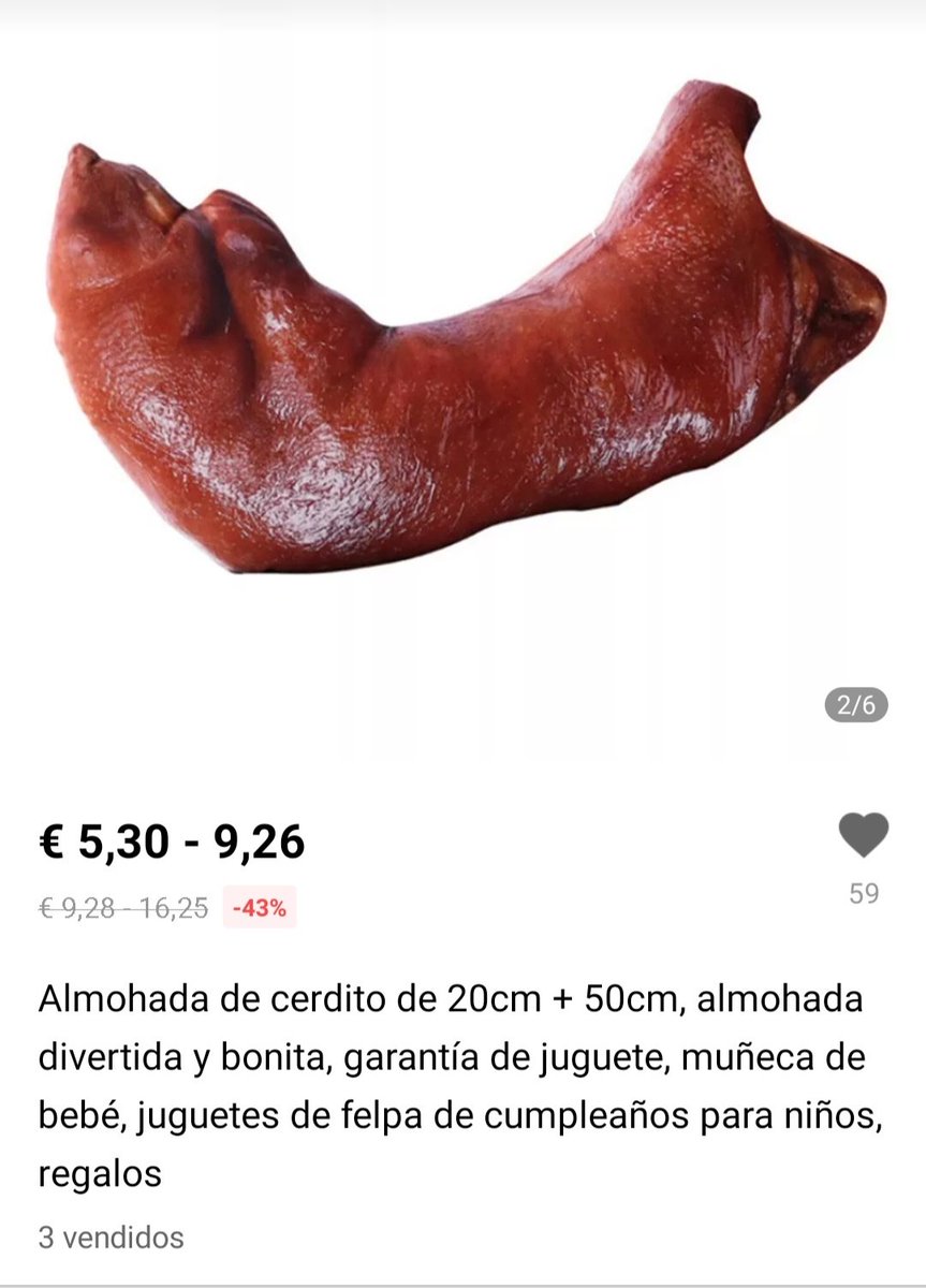 TrajanusII's tweet photo. Entro en Facebook y me quedo enamorado de un producto súper bonito que me ofrece un anuncio de Aliexpress. No sé cómo he podido vivir sin esta almohada durante tanto tiempo, tendré que comprarla. 
Pero no os perdáis, que hay más fotos estupendas. https://t.co/8KIW1520Vm