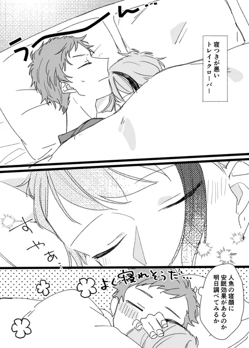 #トレジェイ版深夜の120分一本勝負
お題 寝顔 