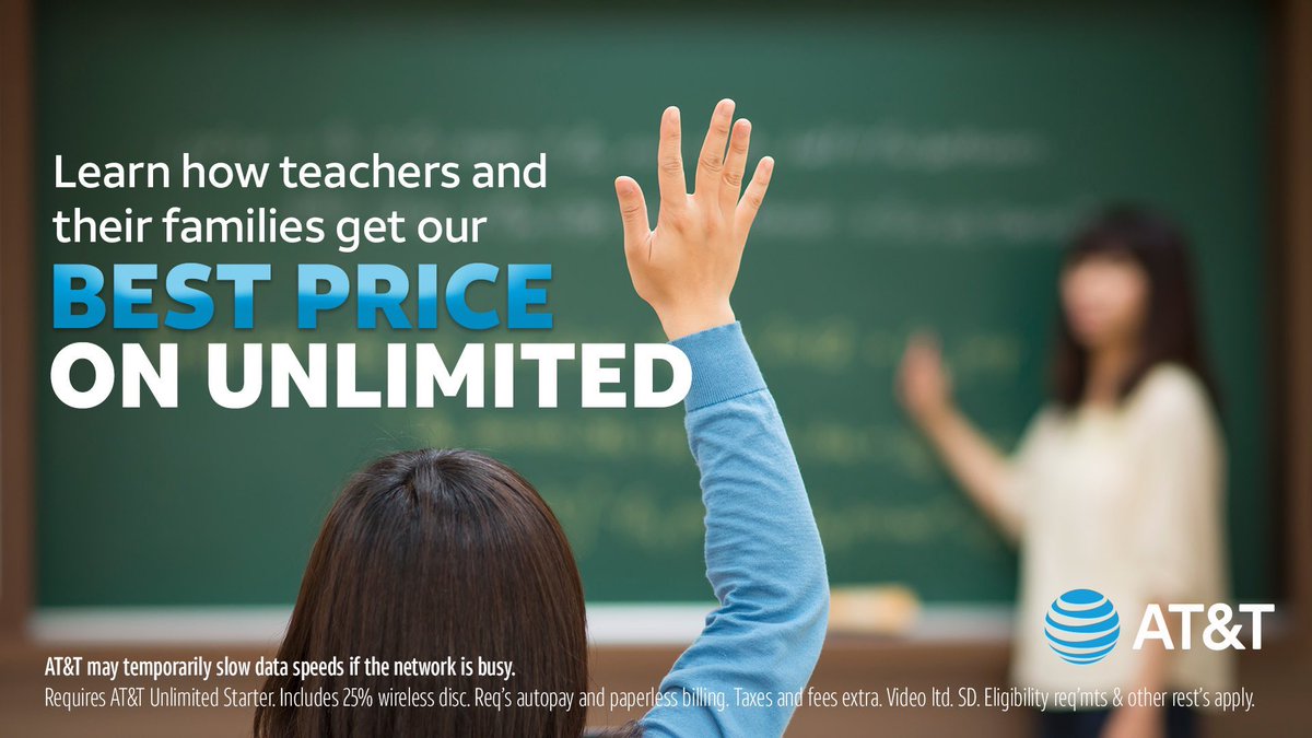 ThomasDemitrius's tweet photo. America's best deserve our best. Teachers, we appreciate all you give for our future generations. Thank you to the Teachers in Dallas. Learn more at https://t.co/7rSUbxT9p5 or visit us at 308 S Akard St #ATTExperienceStore #ATTEmployee #TeamDestiny #FastToFirst @NTX_Market https://t.co/V1POD0XKfH