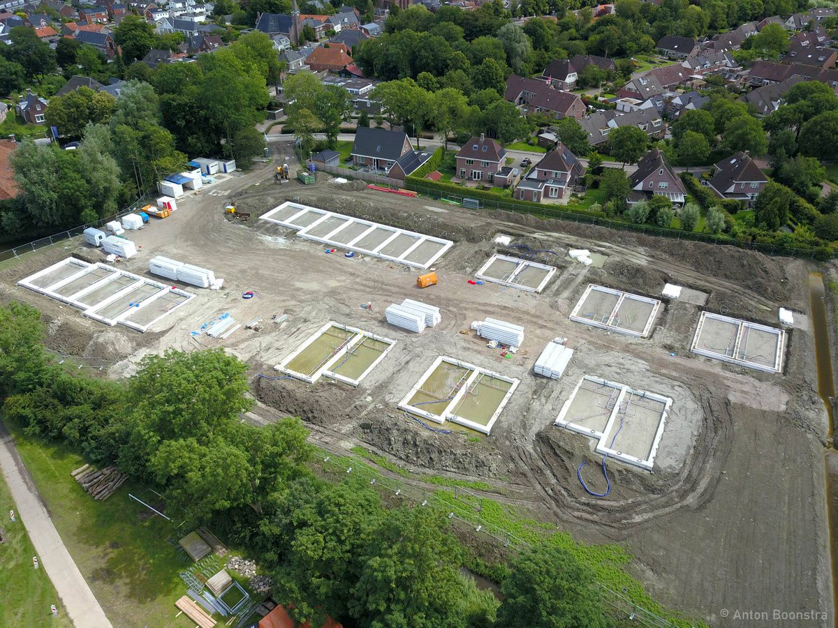 NieuwsAduard's tweet photo. Foto's van de nieuwe woonwijk in aanbouw in Aduard #Lindehoeve #Aduard [ foto's via Facebooksite Meroakels Anton  Boonstra ] https://t.co/hUJDXNOQ8q