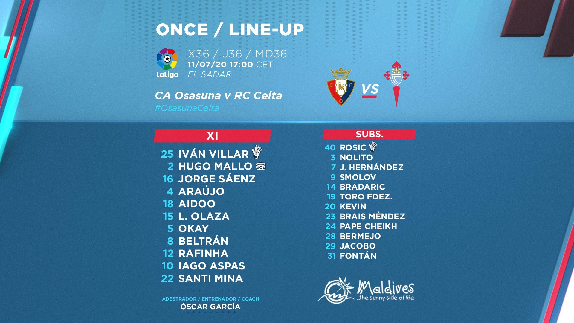 Once titular del Celta de Vigo (Foto: RCCV).