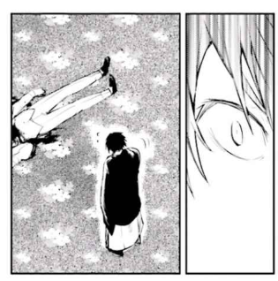 5. Comfort objects/stimming.Ranpo’s biggest comfort object is obviously his glasses from Fukuzawa. Without them, he shows a lot of distress, gets increasingly more upset, and argues with others, as shown in the ranpo vs poe chapter.