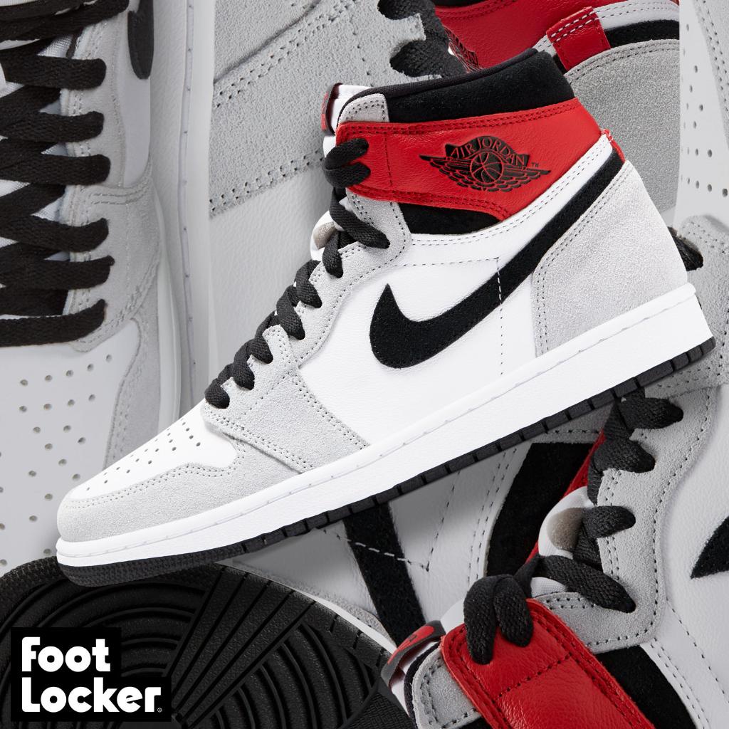 foot locker jordan 1 smoke grey