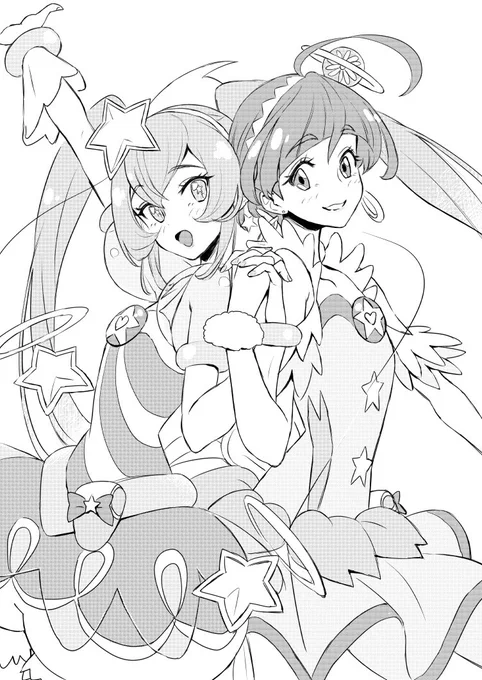 委託新刊原稿お手伝いしました。
@TirolCatOxO 
#スタプリ #ひかララ 