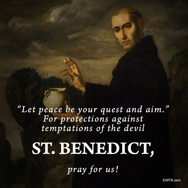 EWTN's tweet image. Today is the feast day of St. Benedict, Father of Western Monasticism and a powerful intercessor against evil. We ask for his intercession during these troubling times. catholicnewsagency.com/saint/st-bened…
#EWTN #Catholic #prayforus