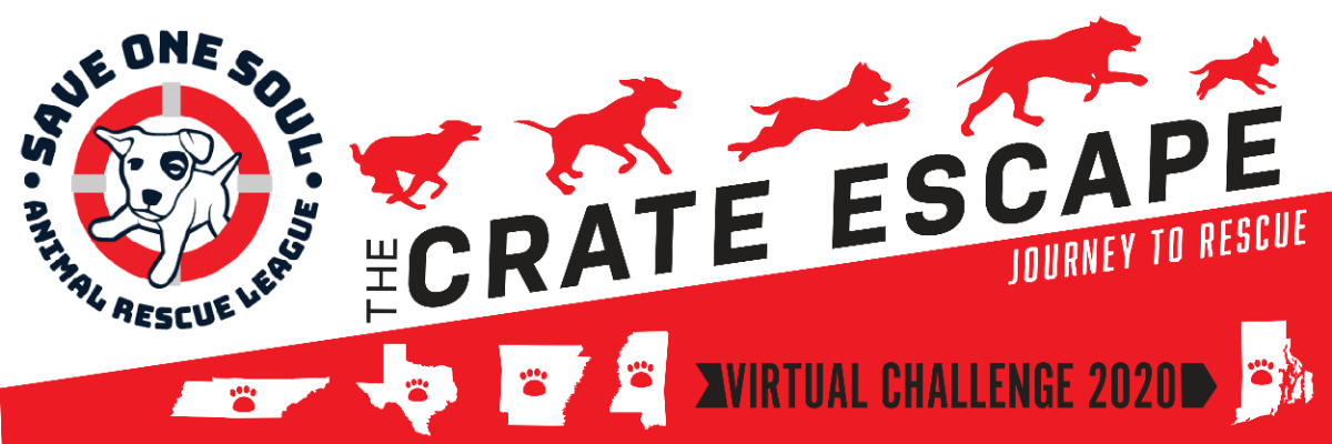 Today is the last day to sign up for our Virtual Crate Escape 2020! It's a great way to get some exercise, tire your pup out, and get some much needed Vitamin D 🌞! We still have plenty of time to get those miles in. 🎟️ Register today. bit.ly/2Ul1hEW #SOSARLCrateEscape